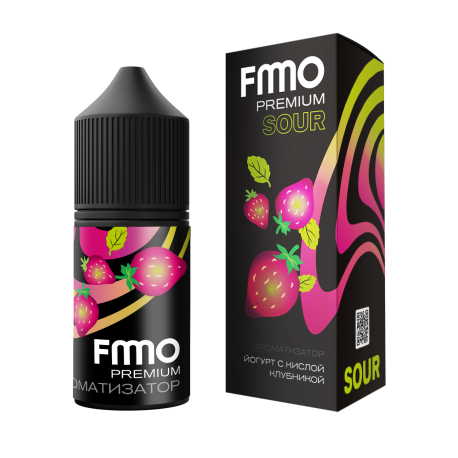 Ароматизатор FMO SOUR - Йогурт С Кислой Клубникой