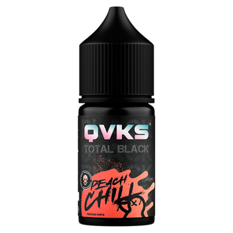 Ароматизатор QVKS TOTAL BLACK KONSTRUKT - Персик Мята